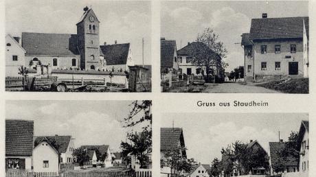 "Gruß aus Staudheim" wird es wieder heißen, wenn der Rainer Ortsteil 2023 sein 1000-jähriges Bestehen feiert. So wie auf dieser Postkarte aus dem Jahr 1942. 