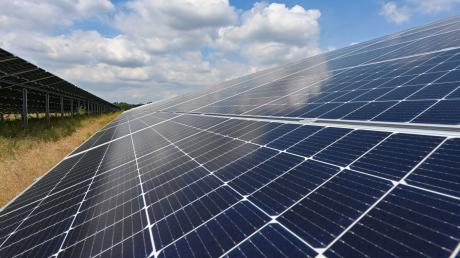 Entstehen solche Freiflächen-Solarparks in Rain auf über 100 Hektar?