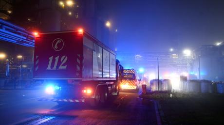 Die Feuerwehr ist am Mittwochabend zu einem Brand im Gersthofer Industriepark ausgerückt.