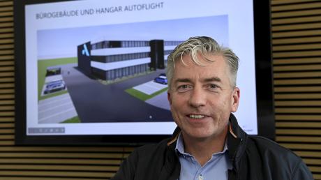 Mark Robert Henning ist Chef der Firma Autoflight, die am Standort Augsburg ein Lufttaxi entwickelt. 