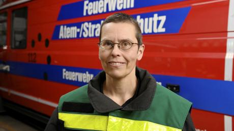 Dr. Simone Körner ist Kommandantin der Freiwilligen Feuerwehr Haunstetten.