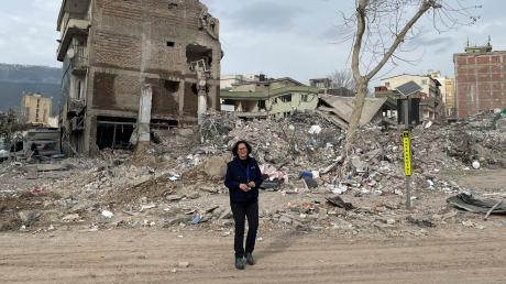 Ruinen und Zerstörung – dieses Bild bot sich Sylvia Rohrhirsch überall während ihres Einsatzes in der Türkei.