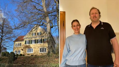 Jana und Karl Konrad sind Eigentümer der Villa Sana in Roßhaupten. Die fünfköpfige Familie wohnt allerdings nicht selbst in der Villa. 