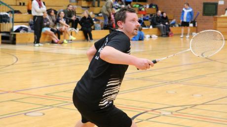 Die zweite Badminton-Mannschaft des TSV Nördlingen hat das Saisonziel Klassenerhalt frühzeitig erreicht. Im Bild: Markus Strauß. (Archivbild)