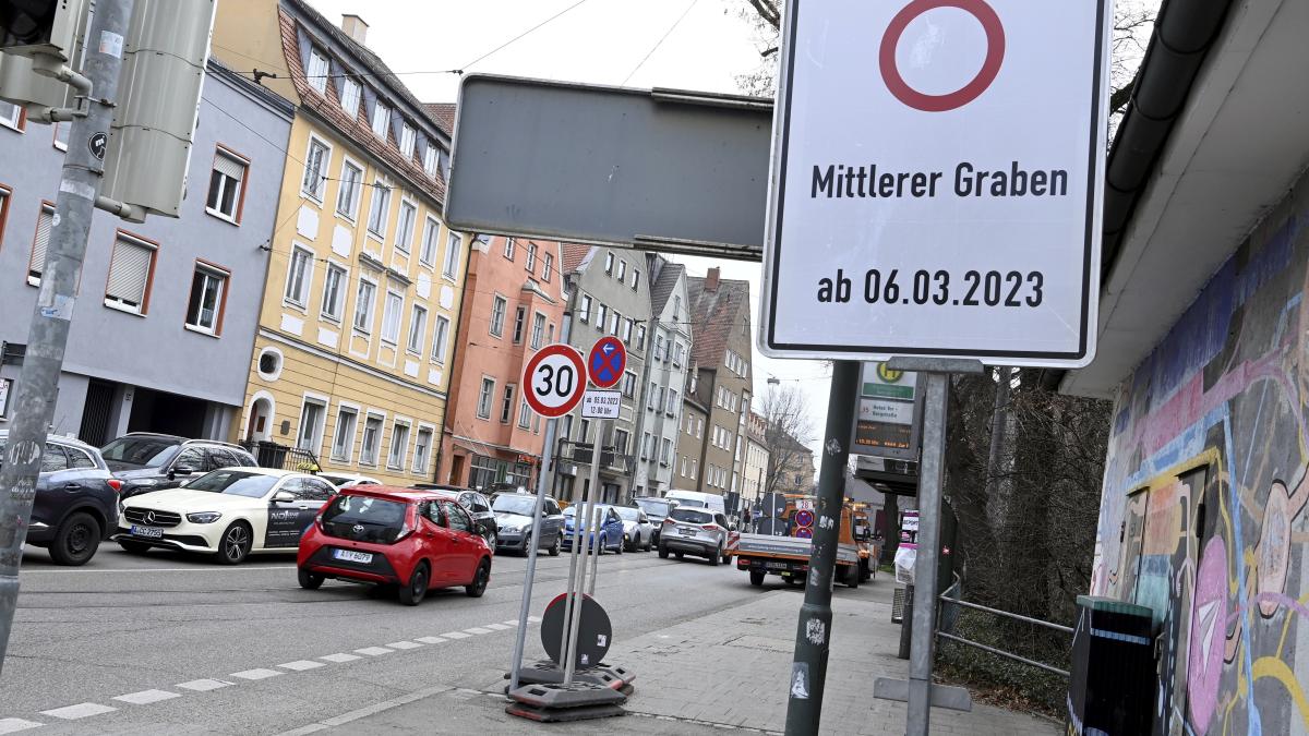 #Mittlerer Graben in Augsburg gesperrt: Beginn, Zeitraum und Umleitung