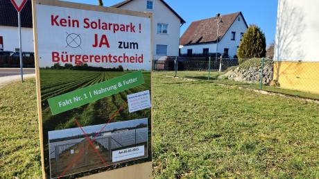 Die Bürgerinitiative in Buchdorf hatte Erfolg: Der Solarpark ist abgelehnt. 