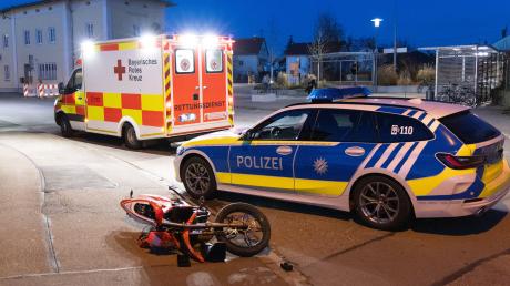 Ein Jugendlicher kollidierte im März dieses Jahres in Vöhringen mit einem Polizeiauto.
