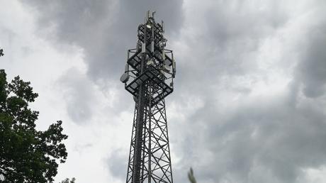 Der Mobilfunkmast in Weichering wurde schon 2019 von Vodofone für die 5G-Technologie gerüstet. 