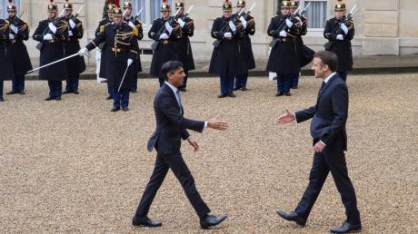 Großbritanniens Premierminister Sunak war in der vergangenen Woche zu Besuch in Frankreich.
