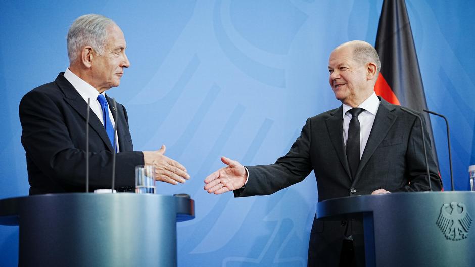 Bundeskanzler Olaf Scholz (SPD) und Benjamin Netanjahu, Ministerpräsident von Israel, trafen sich in Berlin.