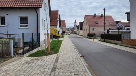 Die Sanierung und Neugestaltung der Oberen Dorfstraße war das Herzstück des
ersten Teils der Dorferneuerung in Birkhausen.