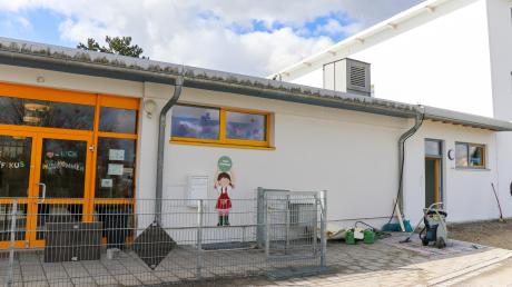 Auch der Kindergarten Pfiffikus am Via-Claudia-Weg geht mit seinem neuen Anbau in die Trägerschaft der Johanniter über.