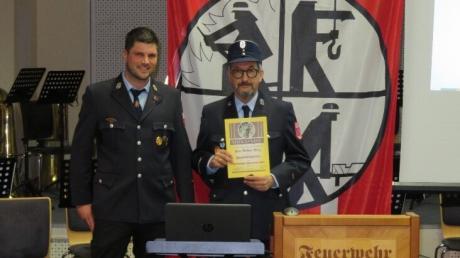 Sie stehen an der Spitze der Feuerwehr Rott (von links): Der stellvertretende Kommandant Martin Holzschuh und Kommandant Volker Seitz. 