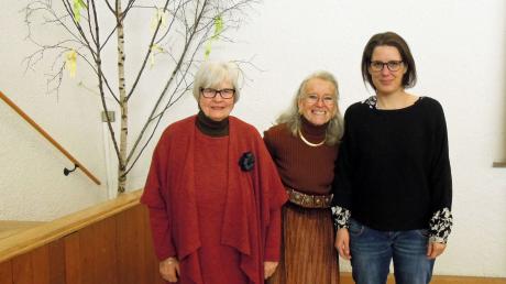 Unser Bild zeigt von links die neue Beisitzerin der Gartenfreunde Utting, Ingrid Aicher, die Vorsitzende Doris Bürkle und die frisch gewählte Zweite Vorsitzende Kathrin Kolb.
