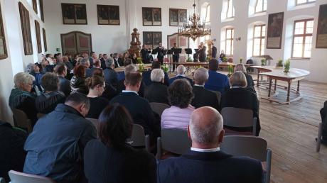 Mit einem Festakt im Kapitelsaal des Klosters und zahlreichen geladenen Gästen feierte der Musikverein Thierhaupten seinen 160. Geburtstag.