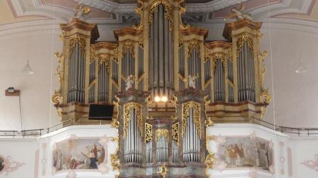 Die Orgel der Pfarrkirche St. Martin in Tussenhausen schweigt in den nächsten Monaten.