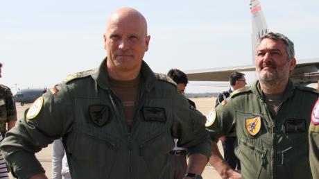 Neben dem Inspekteur der Luftwaffe, Generalleutnant Ingo Gerhartz (v.l.), ist auch der Brigadegeneral und ehemalige Neuburger Kommodore Frank Gräfe in den Abhörskandal verwickelt.
