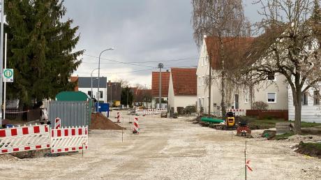 Die Hauptstraße in Alerheim wird derzeit saniert. Das Projekt war Thema bei der gut besuchten Bürgerversammlung.