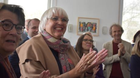 Gut gelaunt zeigte sich die Staatsministerin für Kultur und Medien, Claudia Roth, beim Frühjahrsempfang der Kreis-Grünen im Schwabmünchner Kunsthaus.