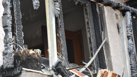 Großer Schaden entstand durch den Brand an einem Wohnhaus im Holzheimer Ortsteil Stadel.