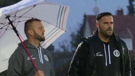 Trainer Edin Kahric (links) verlässt den TSV Mindelheim zum Saisonende. Der Sportliche Leiter Holger Thamm (rechts) hat bereits einen Nachfolger gefunden. 