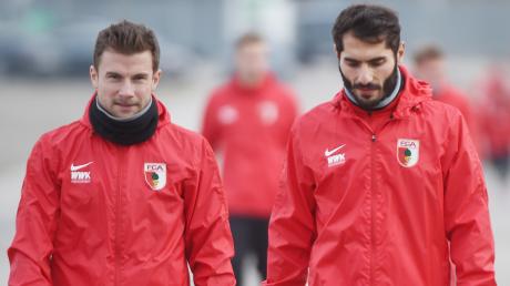 Daniel Baier (links) wechselt in die Profi-Scouting-Abteilung des FC Bayern. Halil Altintop arbeitet dort bereits als Sportlicher Leiter des FC Bayern Campus.  
