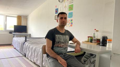 Mahmud Muhammad lebt mit seiner Frau und seinen drei Kindern seit zwei Jahren in einer Gemeinschaftsunterkunft für Asylbewerber in Tapfheim.