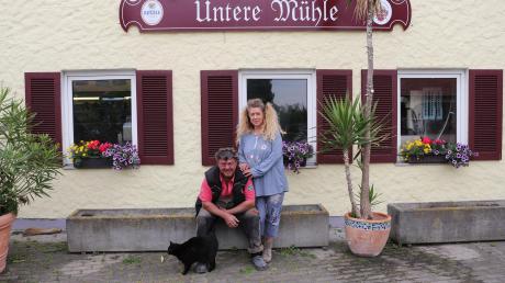 Herbert und Heike Biechele vom Hotelrestaurant Untere Mühle in Schwabmühlhausen erinnern sich an besondere Gäste und ihre Geschichten.
