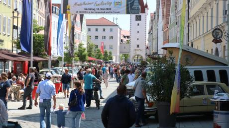 Zum Oldtimer-Treffen in Mindelheim kamen rund 5000 Besucherinnen und Besucher.
