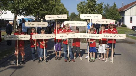 So feierten die Gemeinden mit dem Namen Hofstetten 2009 das letzte Mal im Landkreis Landsberg. 