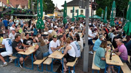Im vergangenen Jahr war das Street Food Festival am Infanterieplatz in Landsberg gut besucht. 