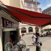 Die Eisdiele "36 Grad" hat in Augsburg neu eröffnet.