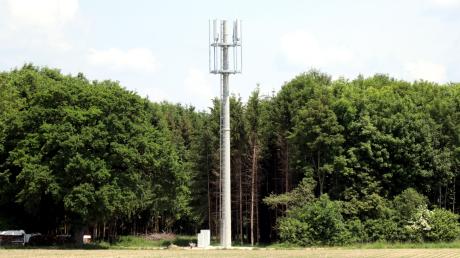 Ein neuer D1-Mobilfunkmast wurde jetzt bei Geltendorf errichtet.