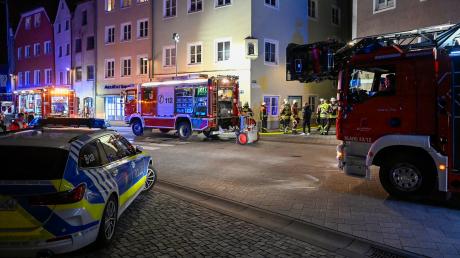 Ein Großaufgebot der Feuerwehr war am Dienstagabend im Klösterl in Landsberg im Einsatz. 