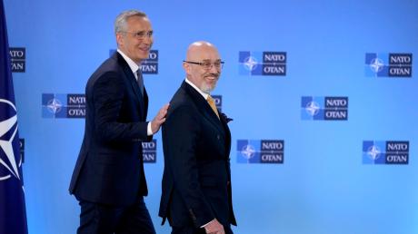 Nato-Generalsekretär Jens Stoltenberg hatte für den ukrainischen Verteidigungsminister Oleksij Resnikow nicht die erhoffte Zusage in Aussicht. 