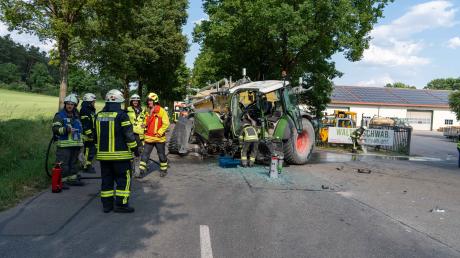 Einen schweren Unfall mit einem Traktor hat es Samstagnachmittag in Waidhofen gegeben.