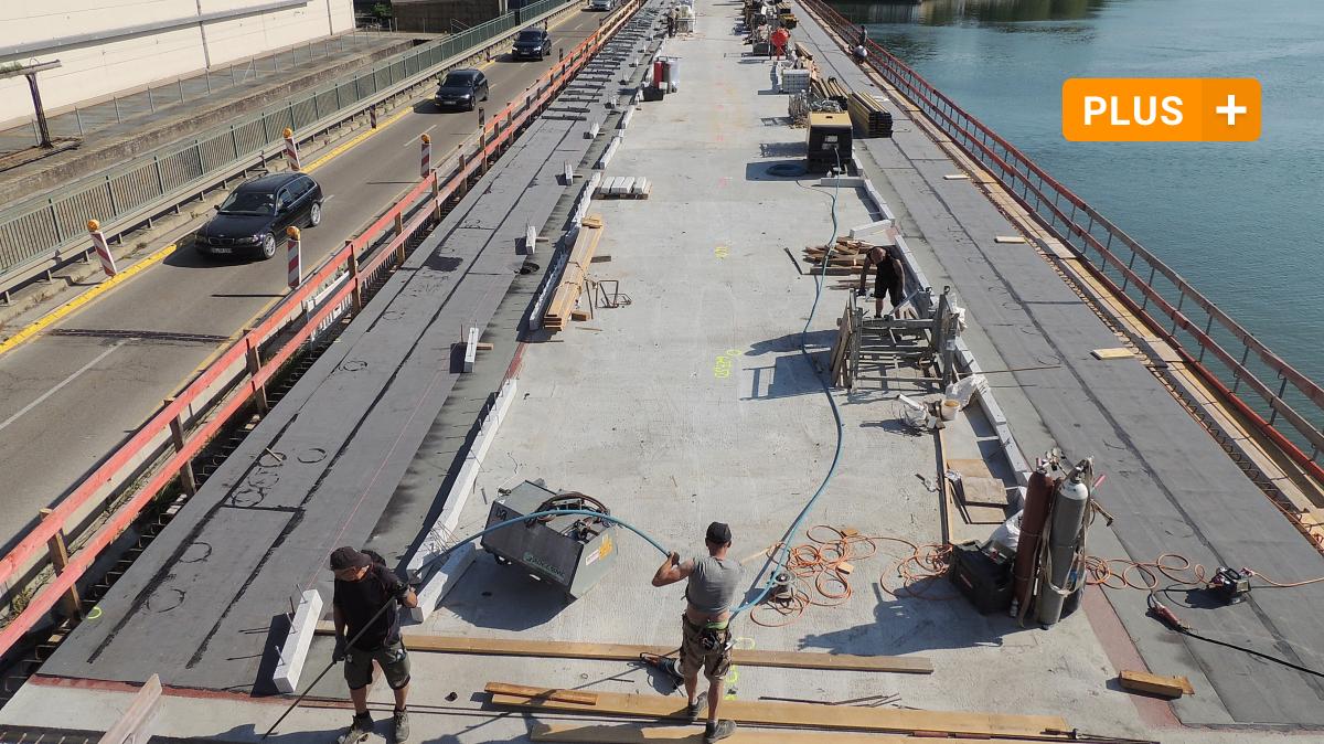 #Sechs Wochen gesperrt: Die Donaubrücke Bertoldsheim ist fast fertig