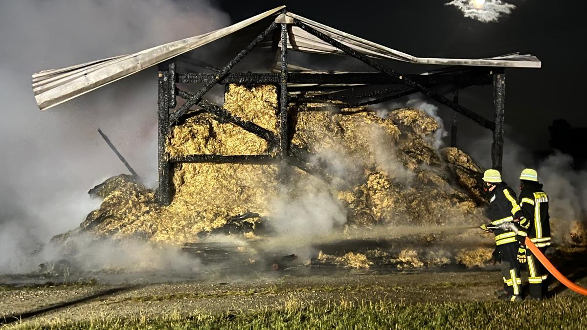 #Ried: Feldscheune brennt bei Burgstall