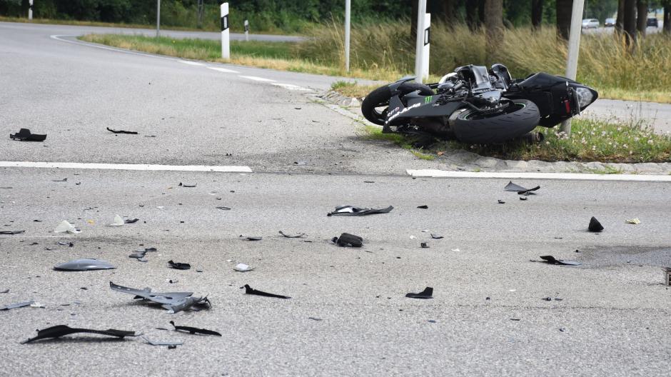 Vor einer Woche verunglückte ein Motorradfahrer im Südwesten von Schwabmünchen.