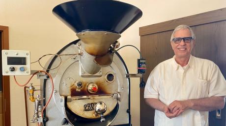 Michael Pieper betreibt seit 2006 die Kaffeerösterei "Mi Cafecito" mit seiner treuen Röstmaschine. 