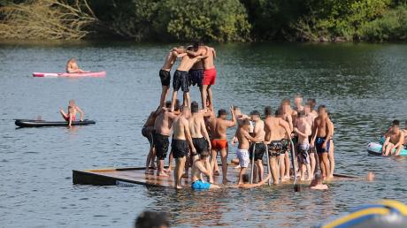 Das Verhalten so mancher Badegäste am Ludwigsfelder See ist der Wasserwacht Neu-Ulm ein Dorn im Auge.