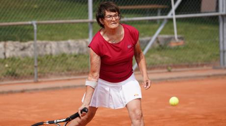 Ingrid Dentler (Damen 50) war eine von vielen Spielerinnen und Spielern des TC Buchdorf, die ihre Partien im Match-Tiebreak verloren.