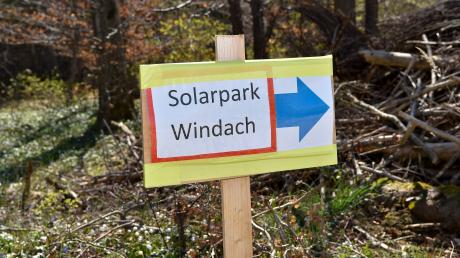 Seit September wird im Windacher Solarpark Strom produziert.