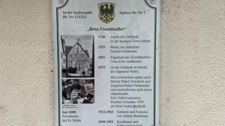 Mit solchen Info-Tafeln erinnert Harburg an seine jüdische Geschichte.