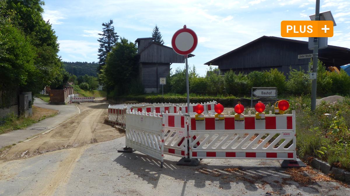 #An der Zeller Straße in Oberbaar wird wieder gebaut