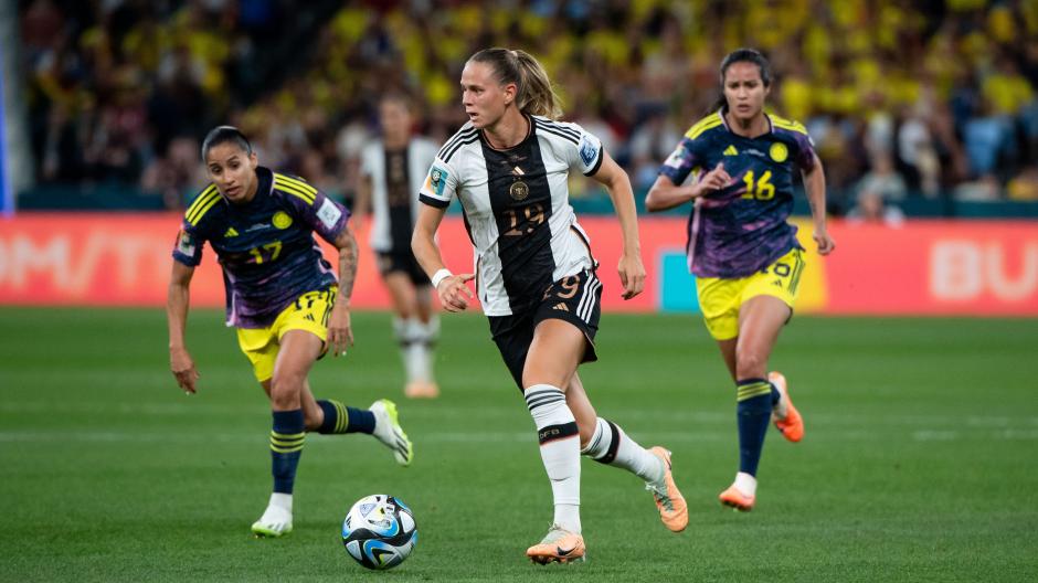 DFB-Team verliert bei der Fifa Frauen WM in Sydney 2:1 gegen Kolumbien.