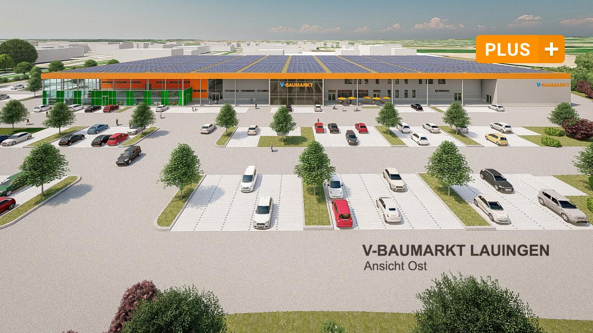 #Die ersten Pläne für neuen V-Baumarkt in Lauingen stehen