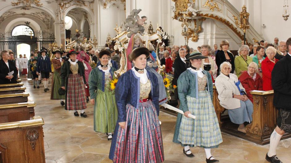 Am 15. August wird auch das Patrozinium des Marienmünsters in Dießen gefeiert.