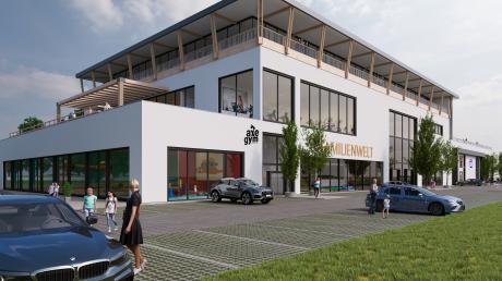 Zwischen Langerringen und Schwabmünchen soll ein neues Sport- und Freizeitzentrum entstehen. Auch ein Kino ist geplant. 