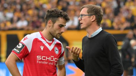 Michael Mutzel hat seit Anfang Juli als Sport-Geschäftsführer das Sagen beim Fußball-Drittligisten Arminia Bielefeld. Am Dienstag kommt er mit seinem neuen Klub nach Ulm.